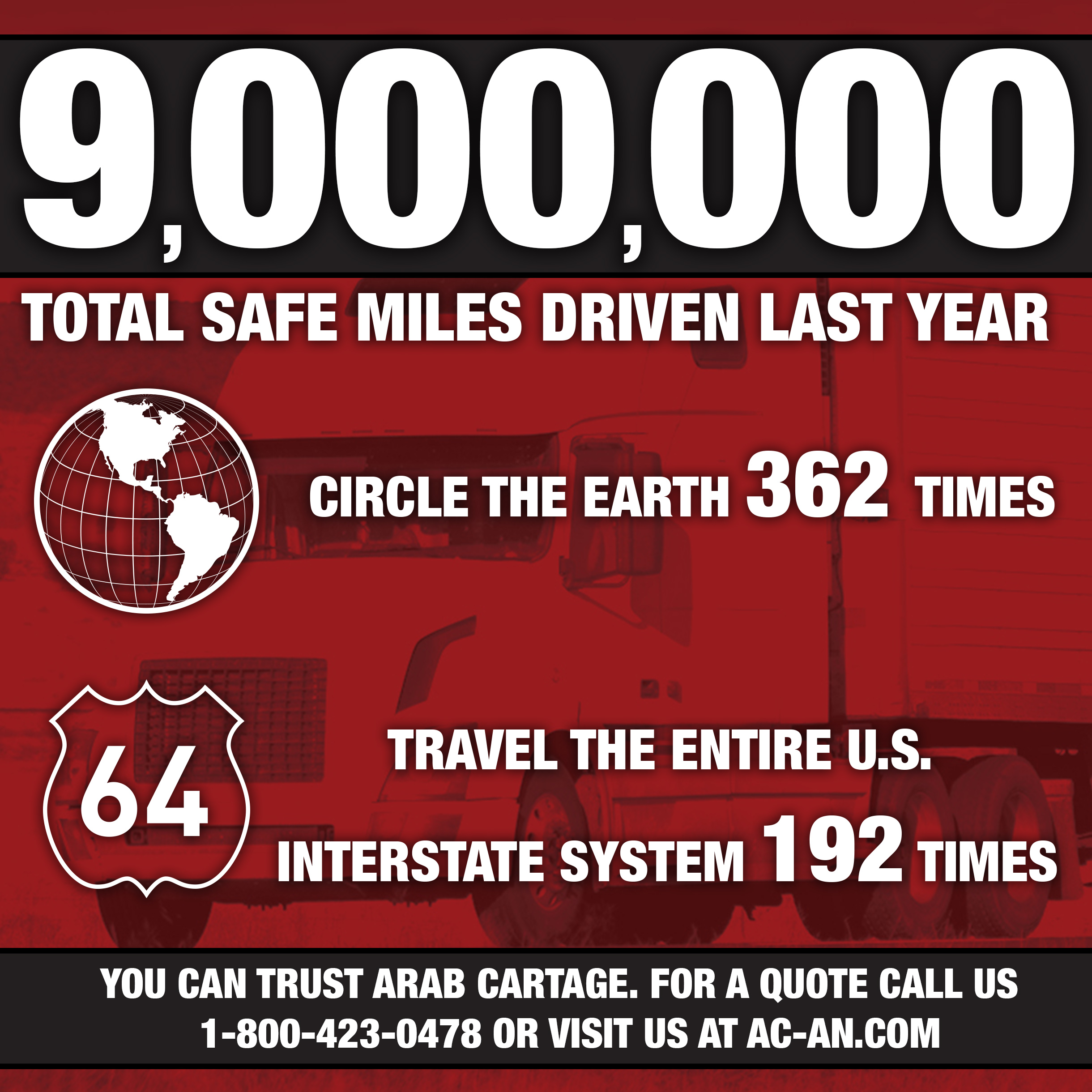 9,000,000 Safe Driven Miles!